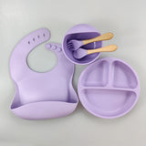 Silicone Bib Plate Set (7 Colours)