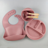 Silicone Bib Plate Set (7 Colours)