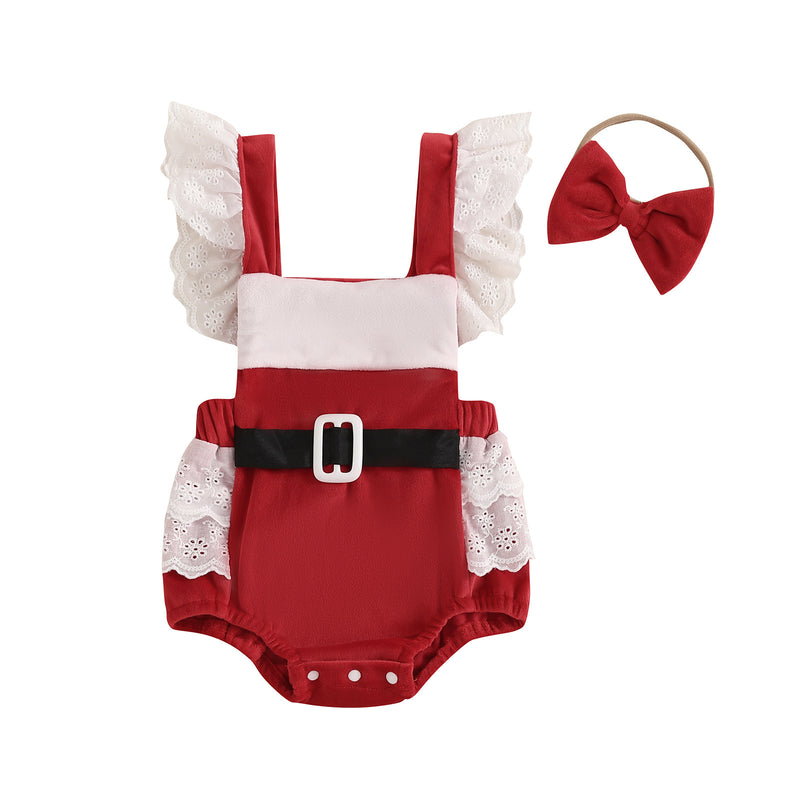 Mini Clause Romper
