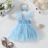 Bethany Star Tulle Romper - Clearance