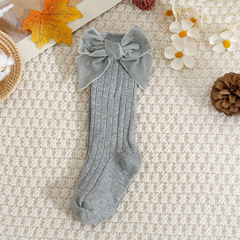 Christmas Bow Socks