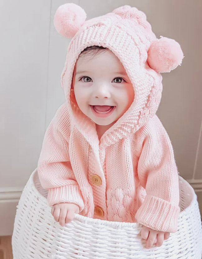 Baby Bear Knit Onesie