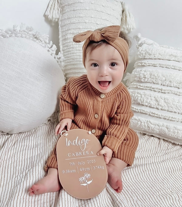 Knit Button Onesie