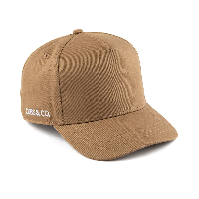 MOCHA BASEBALL CAP: Available in Baby - Adult Sizes - Cubs & Co.