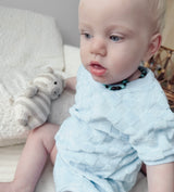 Fluffy Checker Romper