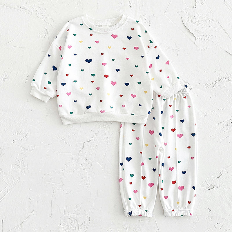 Little Heart Jogger Set