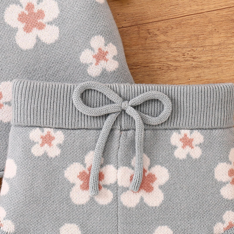 Eva Flower Knit Set