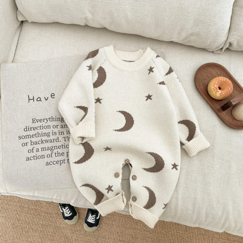 Sun and Moon Knit Onesie