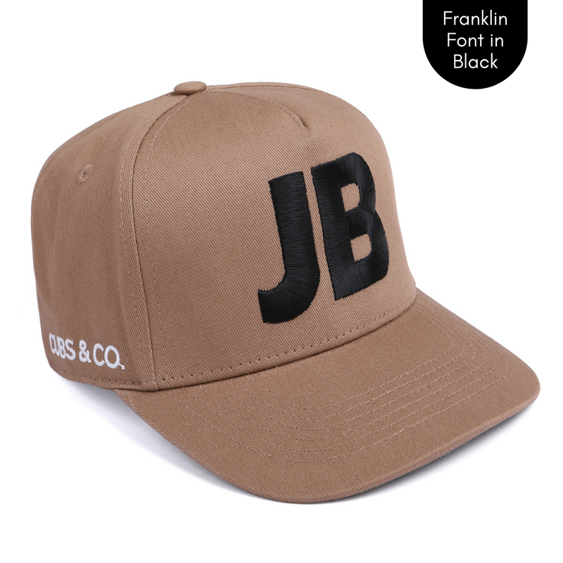 PERSONALISED MOCHA W/ INITIALS: Available in Baby - Adult Sizes - Cubs & Co.