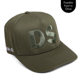 PERSONALISED OLIVE W/ INITIALS: Available in Baby - Adult Sizes - Cubs & Co.