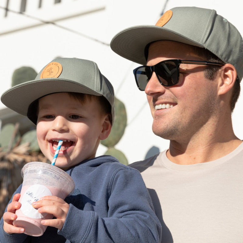 matching hats dad and son, baby caps Australia, cubs and co