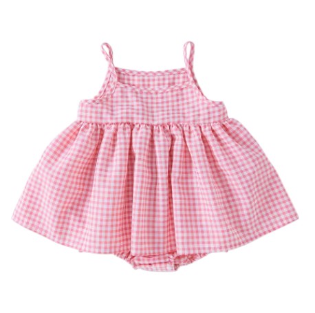 Mya Gingham Romper