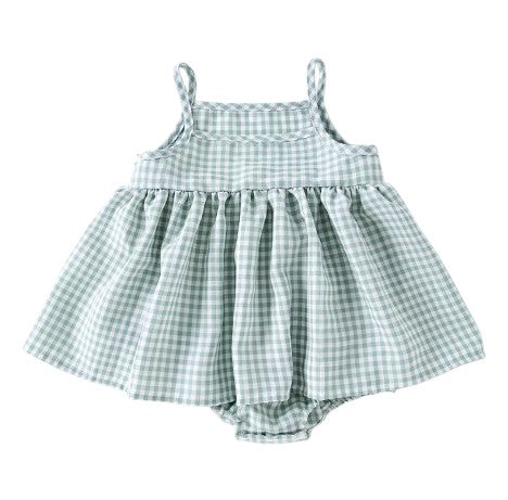 Mya Gingham Romper