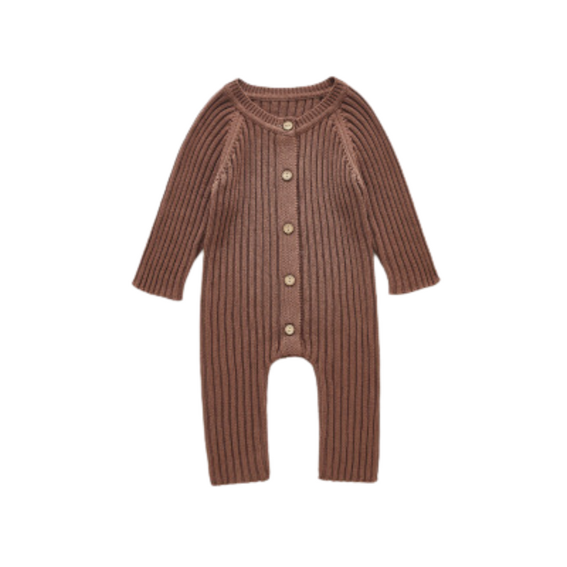 Knit Button Onesie