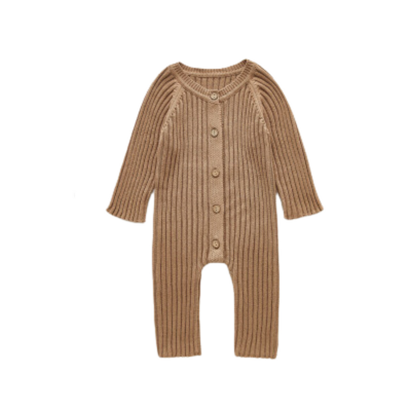 Knit Button Onesie