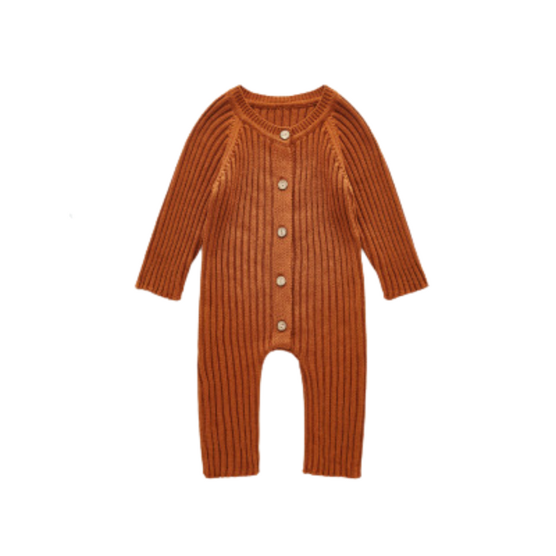 Knit Button Onesie