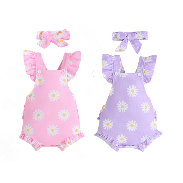 Luna Floral Romper - Clearance
