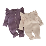 Macey Flutter Knit Onesie