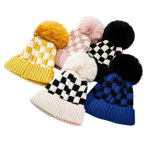 Chessboard Beanies