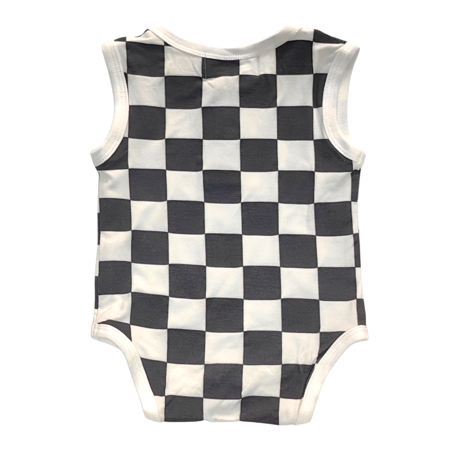 Elijah Checker Romper - Clearance