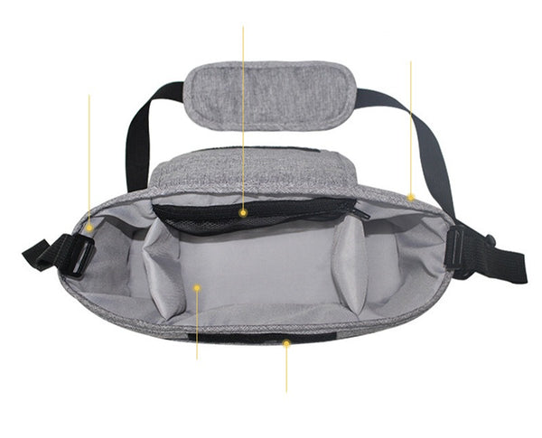 Stroller Organiser Bag - Black