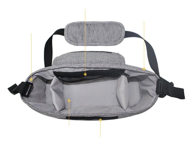 Stroller Organiser Bag - Gray