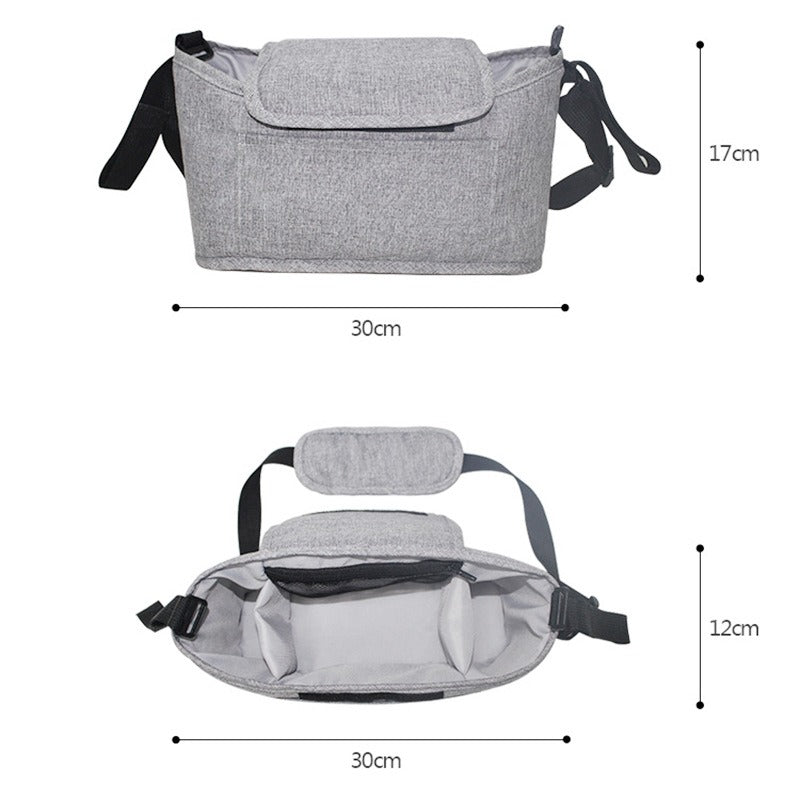 Stroller Organiser Bag - Gray
