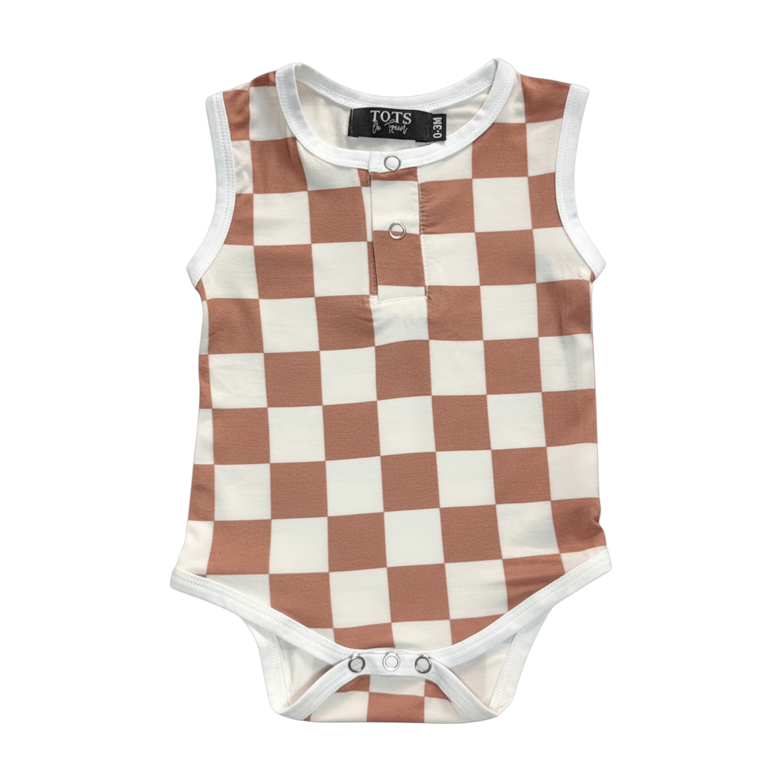 Elijah Checker Romper - Clearance