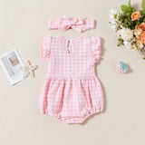 Mia Gingham Romper