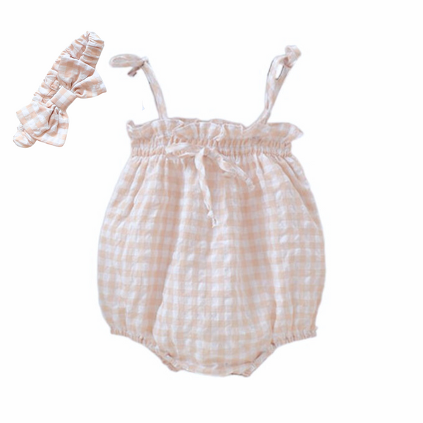 Lottie Gingham Romper