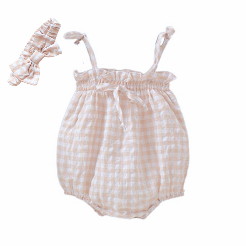 Lottie Gingham Romper