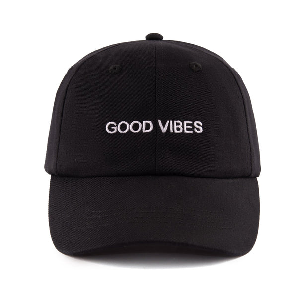 BLACK GOOD VIBES CAP