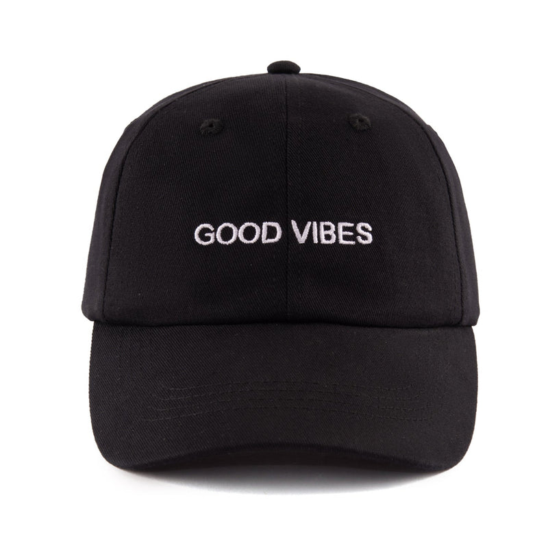 BLACK GOOD VIBES CAP