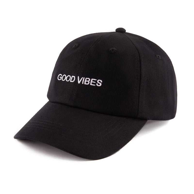 BLACK GOOD VIBES CAP