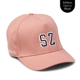 personalised customised pink hat with initials - cubs and co
