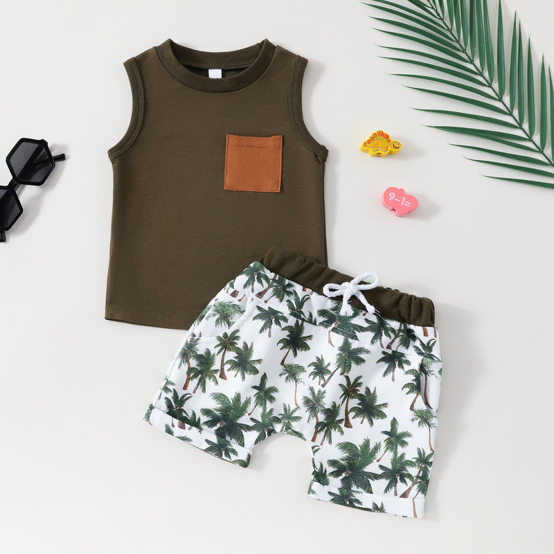 Hawaiian Shorts Set
