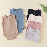 Sleeveless Waffle Bodysuit