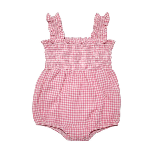 Evelyn Gingham Romper