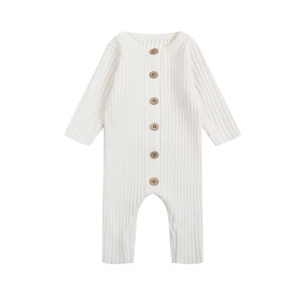 Knit Button Onesie