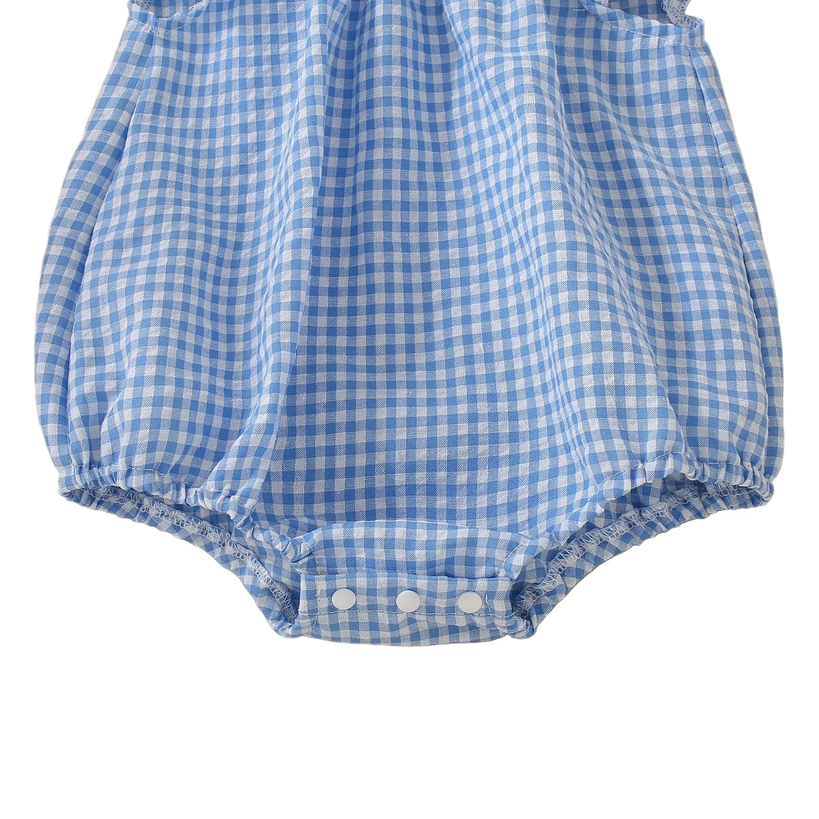 Hannah Plaid Romper
