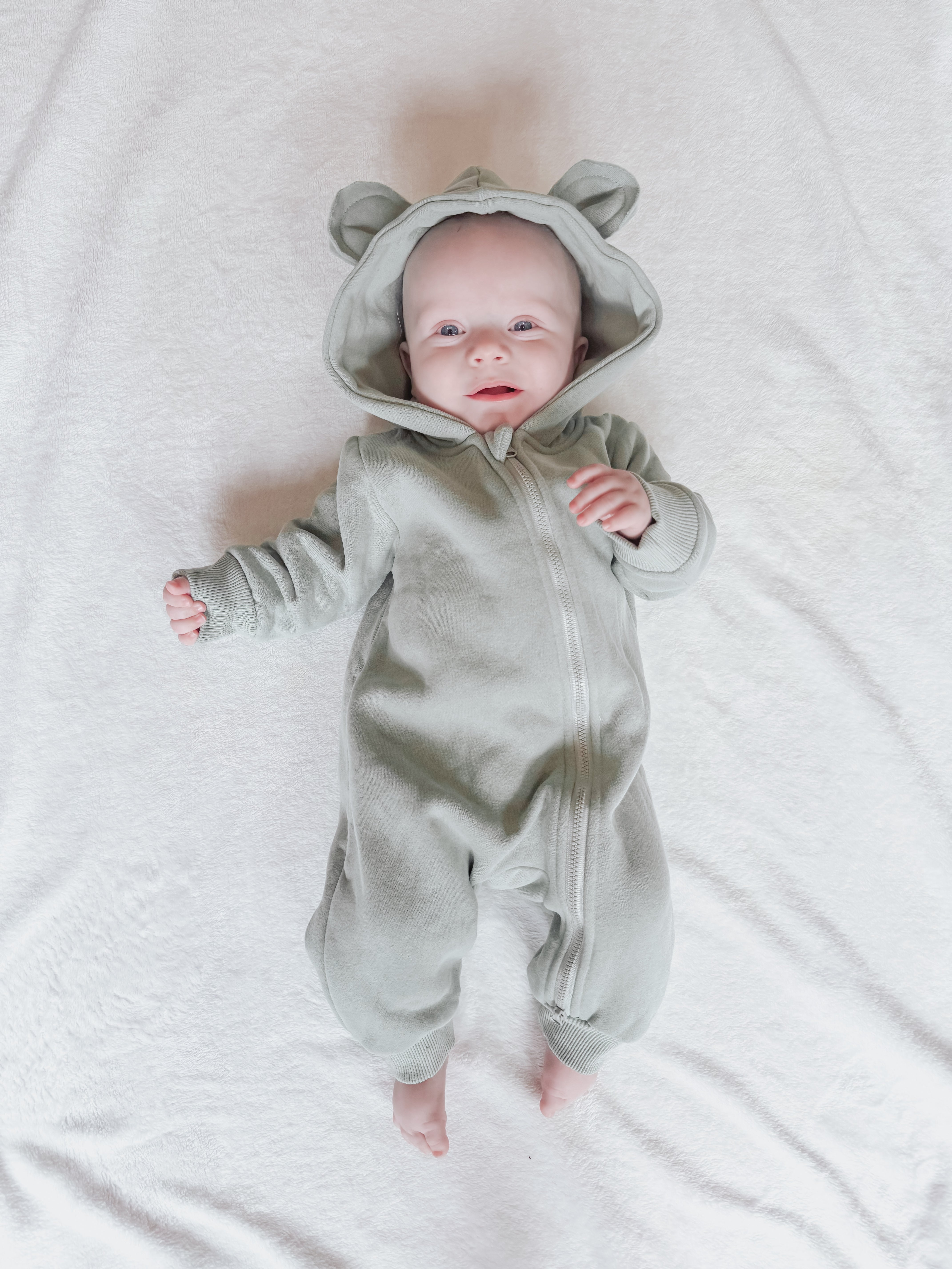 Bear Zipper Onesie - 14 Colours