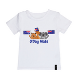 MLW By Design - G'Day Mate Tee | White Or Black