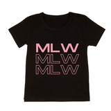 MLW By Design - Pink Brand Tee | Black or White