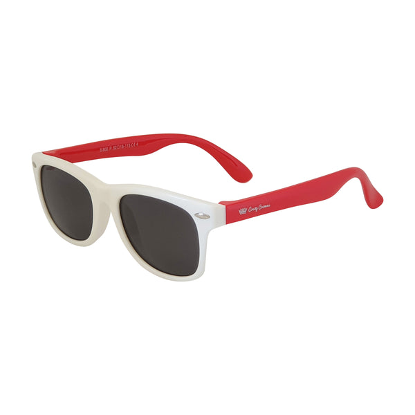 Kids Sunglasses - White/ Red