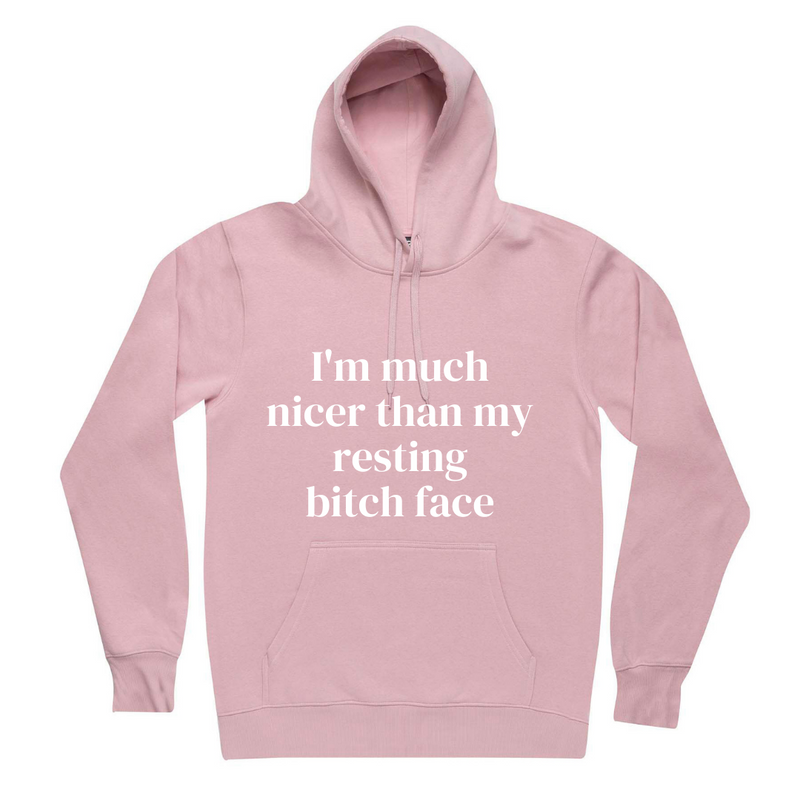 MLW By Design - I'm Nicer Adult Hoodie | Black or Pink