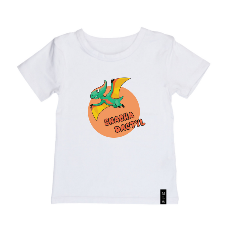 MLW By Design - Snacka Dactyl Tee | White or Black