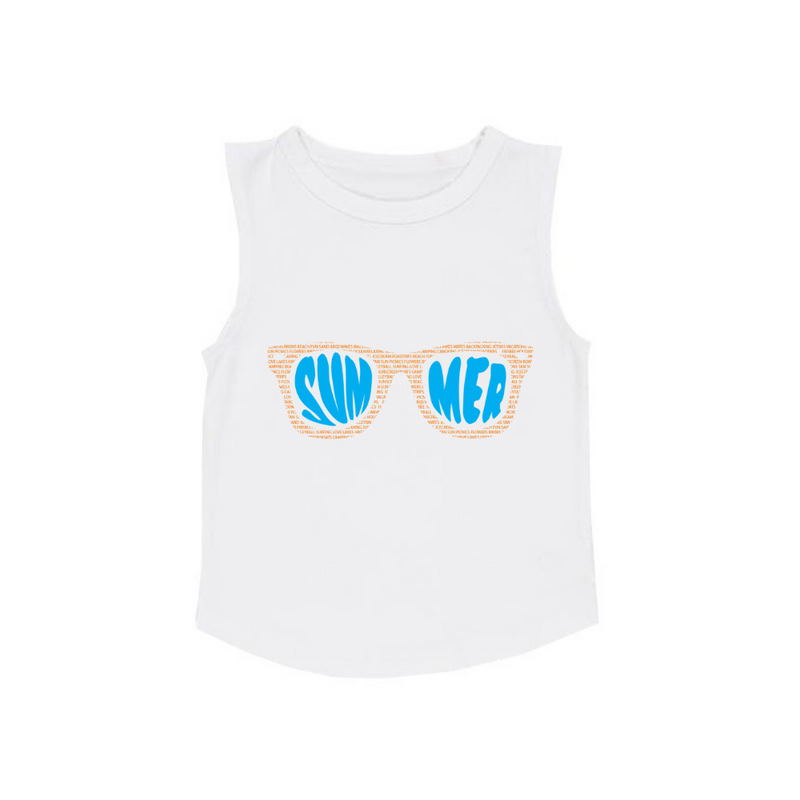 MLW By Design - Summer Shades Tank | Black or White