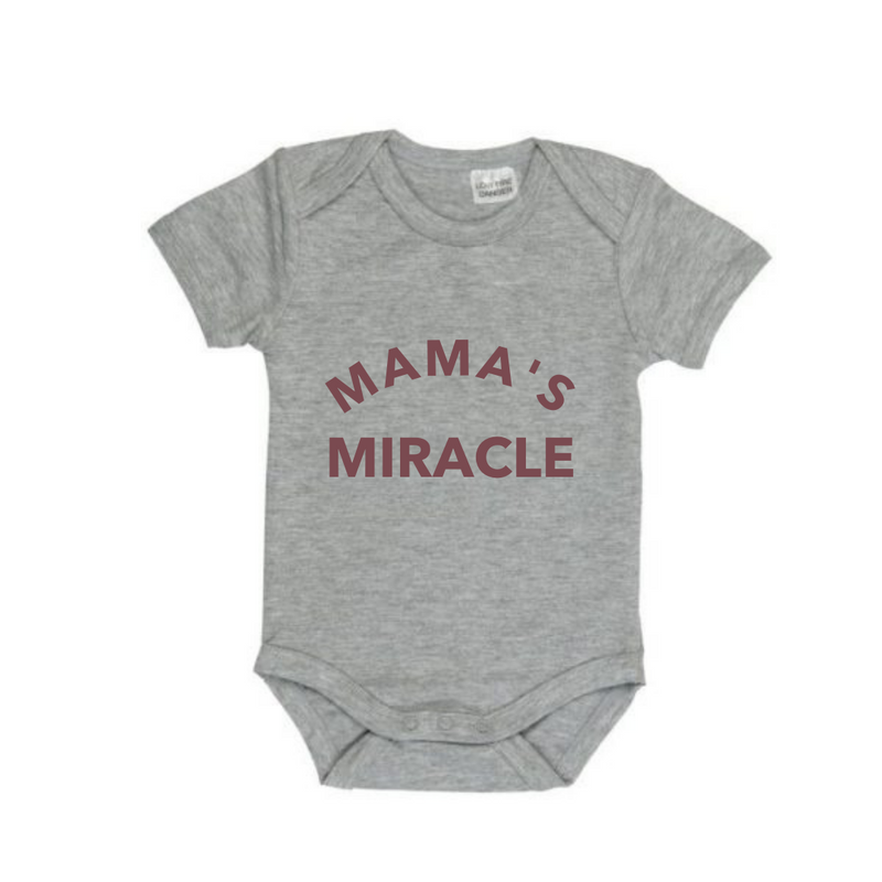 MLW By Design - Mama's Miracle Bodysuit | Various Colours