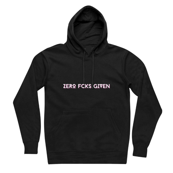 MLW By Design - Zro FCKS Adult Hoodie | Pink or Black