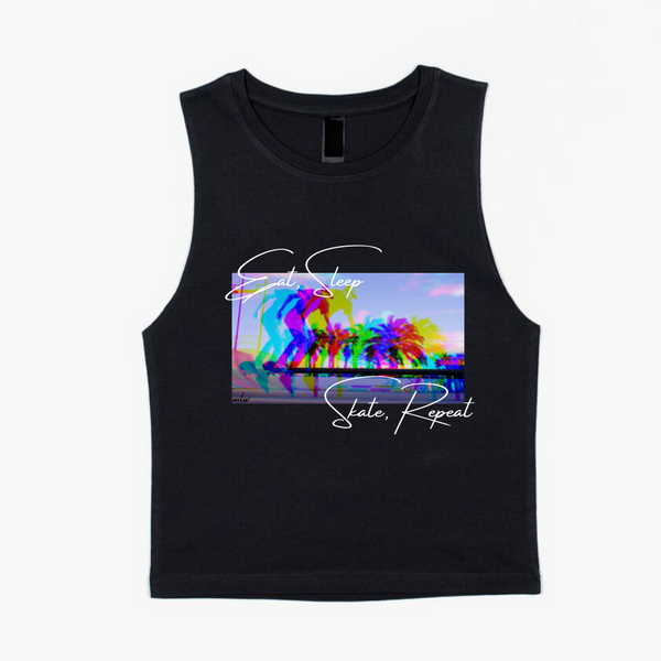 MLW By Design - Eat Sleep Skate Repeat Tank | Various Colours